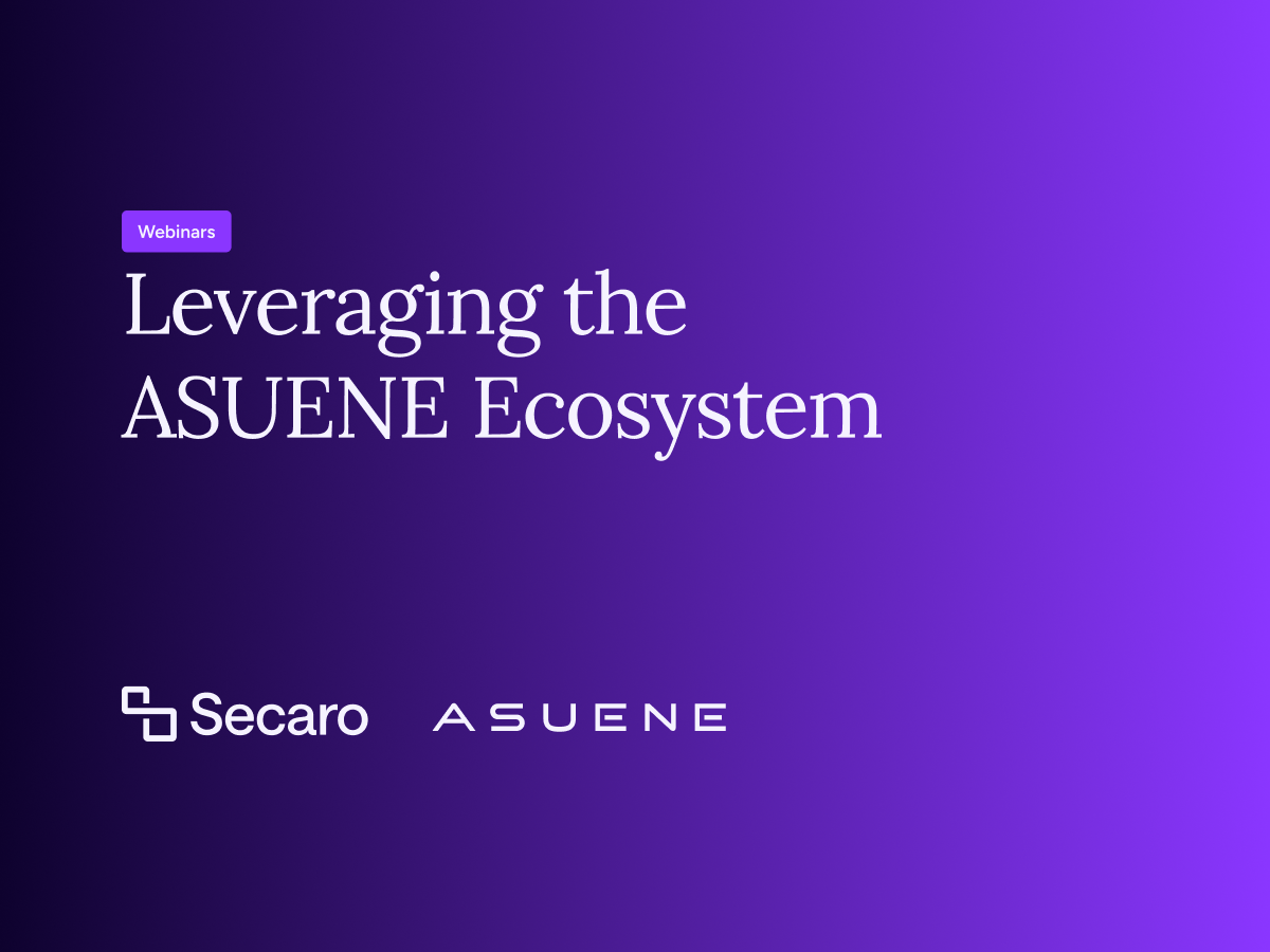 Leveraging the ASUENE Ecosystem