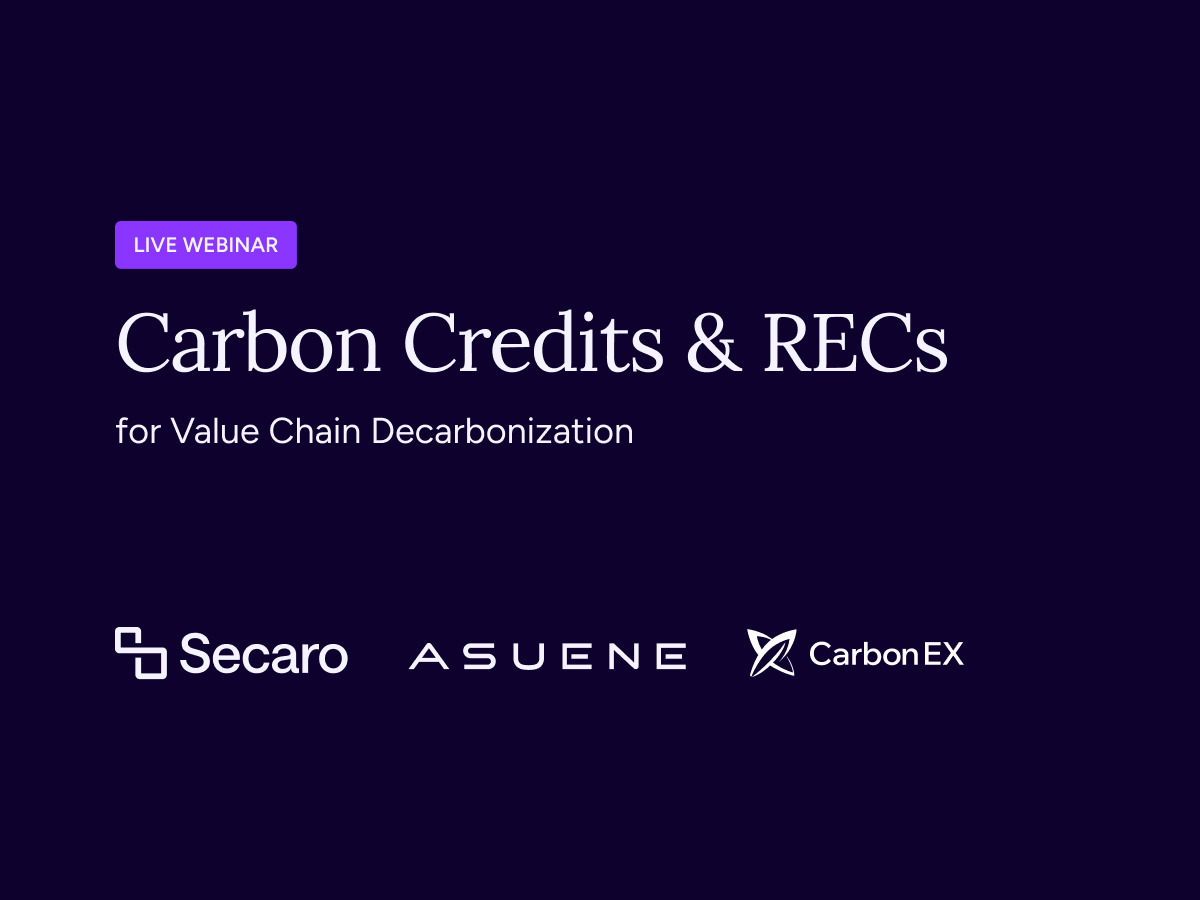 Carbon Credits & RECs