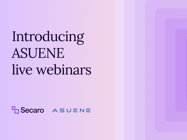 Webinar: Introducing Asuene - a stronger future for your sustainability journey